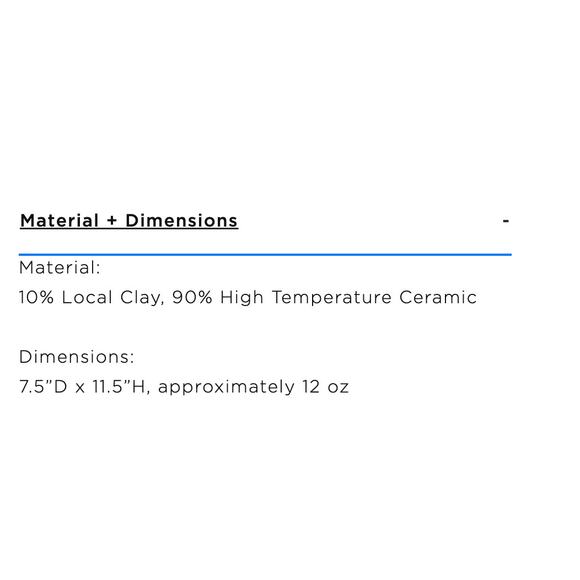 Al Centro Cylinder Cream Speckled Mug - Picture 7 of 7